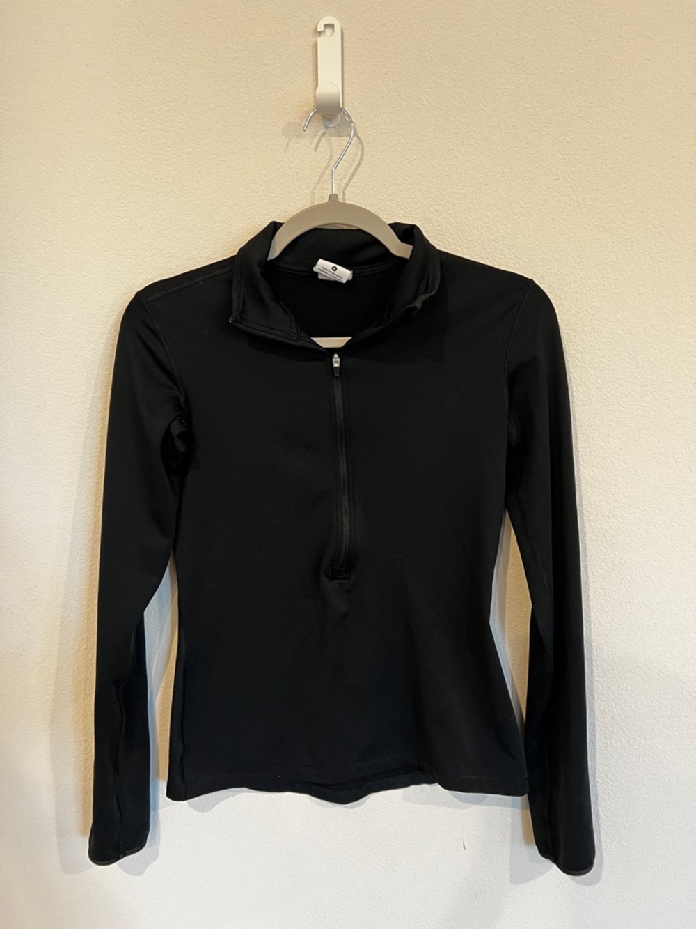 Nike Black Long Sleeve Half-Zip Performance Top